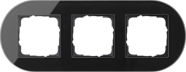 Gira 0213135 Abdeckrahmen 3-fach Gira Studio G Schwarz