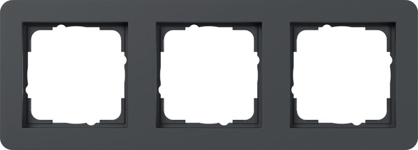 Gira 0213152 Abdeckrahmen 3-fach Gira E1 Anthrazit
