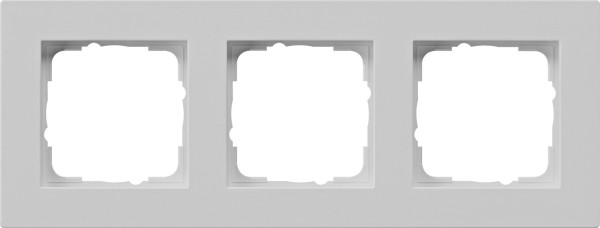 Gira 0213375 Abdeckrahmen 3-fach flach Gira E2 Grau m