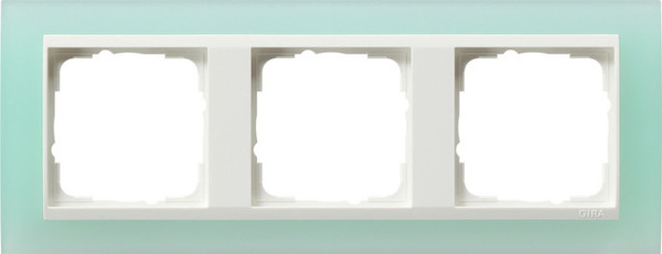 Gira 0213395 Abdeckrahmen 3-fach Zwischenrahmen RW Gira Event Opak Mint