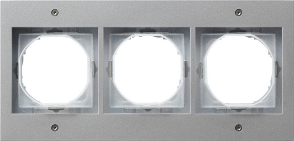 Gira 021365 Abdeckrahmen 3-fach Gira TX_44 (WG UP) F Alu