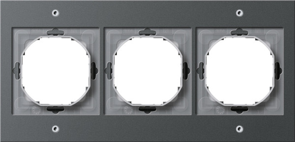 Gira 021367 Abdeckrahmen 3-fach Gira TX_44 (WG UP) Anthrazit