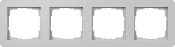 Gira 0214154 Abdeckrahmen 4-fach Gira E1 Grau m