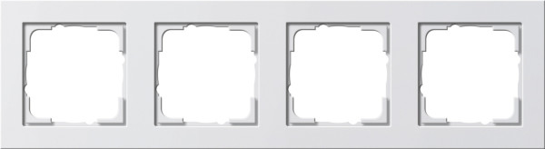 Gira 021429 Abdeckrahmen 4-fach Gira E2 Reinweiß