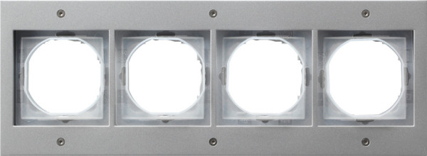 Gira 021465 Abdeckrahmen 4-fach Gira TX_44 (WG UP) F Alu