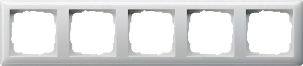 Gira 021503 Abdeckrahmen 5-fach Standard 55 Reinweiß