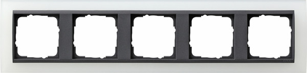 Gira 021524 Abdeckrahmen 5-fach Zwischenrahmen AN Gira Event Opak Weiß