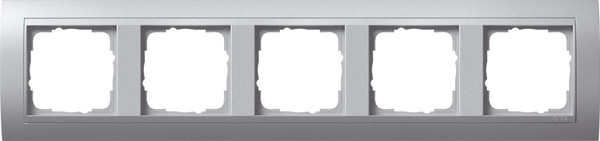 Gira 021536 Abdeckrahmen 5-fach Zwischenrahmen F Alu Gira Event F Alu