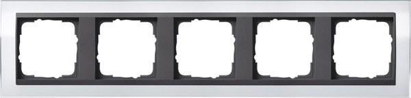 Gira 0215728 Abdeckrahmen 5-fach Zwischenrahmen AN Gira Event Klar Weiß