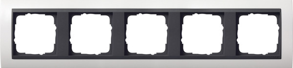 Gira 0215808 Abdeckrahmen 5-fach Zwischenrahmen AN Gira Event Reinweiß