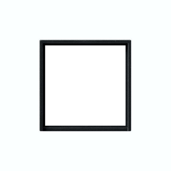 Gira 0282005 Adapterrahmen quadratisch 50 x 50 mm System 55 Schwarz m