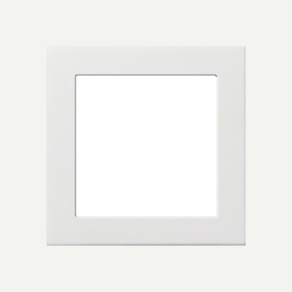Gira 0282112 Adapterrahmen quadratisch 50 x 50 mm Flächenschalter Reinweiß