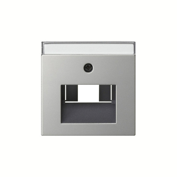 Gira 0284600 Abdeckung Beschriftungsfeld UAE/IAE + Netzwerk System 55 Edelstahl