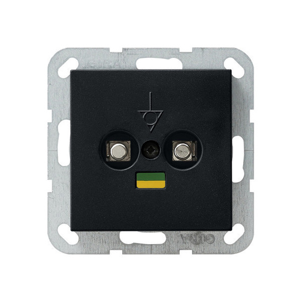 Gira 0405005 Potenzialausgleich-Dose 2-fach System 55 Schwarz m