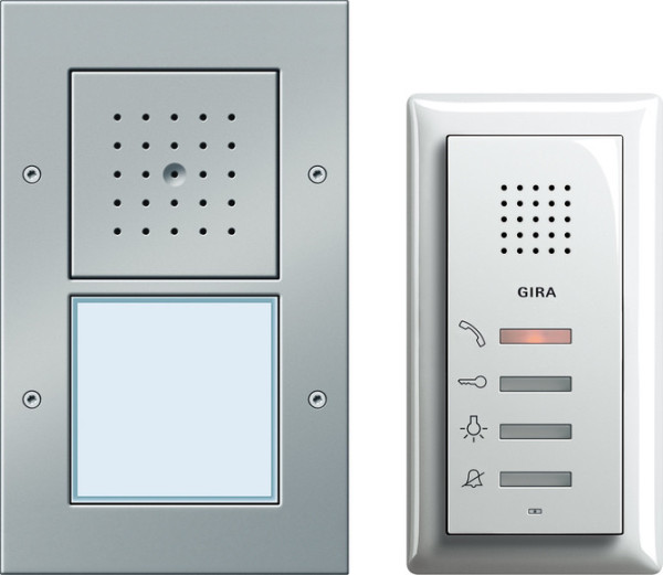 Gira 049543 Einfamilienhaus-Paket Audio Türkommunikation F Alu