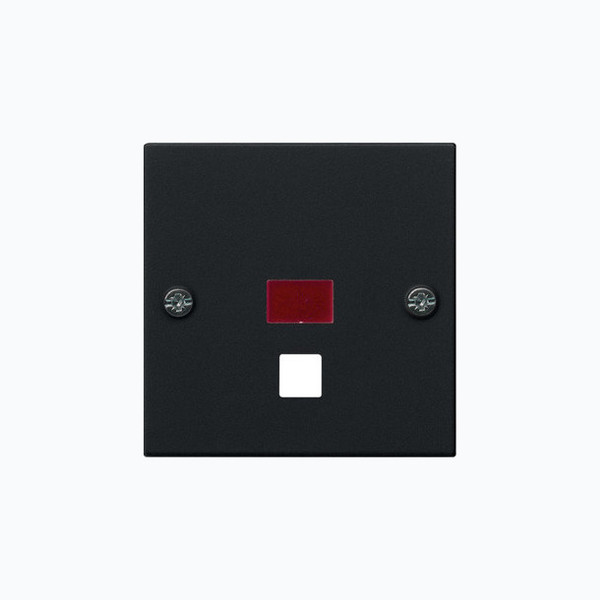 Gira 0638005 Abdeckung Kontrollfür groß Zugschalter/-taster System 55 Schwarz m