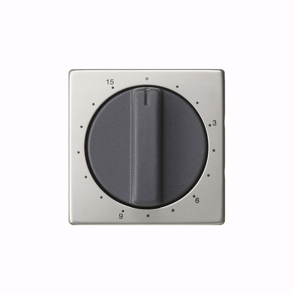 Gira 0640600 Abdeckung Knebel Zeitschalter 15 min System 55 Edelstahl