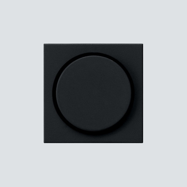 Gira 0650005 Abdeckung Knopf Dimmer/Potentiometer System 55 Schwarz m