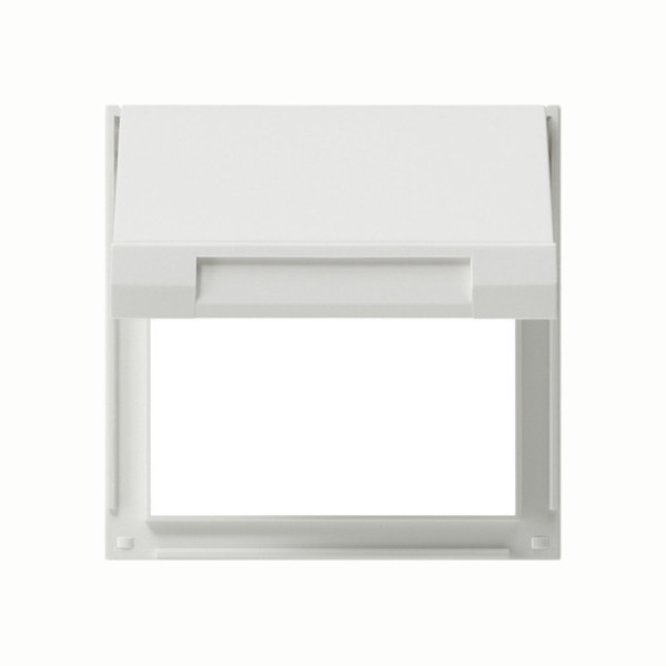 Gira 065466 Adapterrahmen Klappdeckel Gira TX_44 (WG UP) Reinweiß