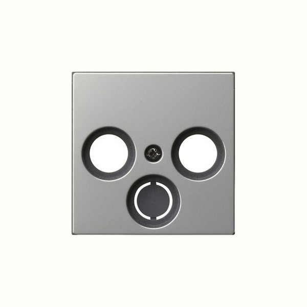 Gira 0869600 Abdeckung Koaxial-Antennensteckdose System 55 Edelstahl