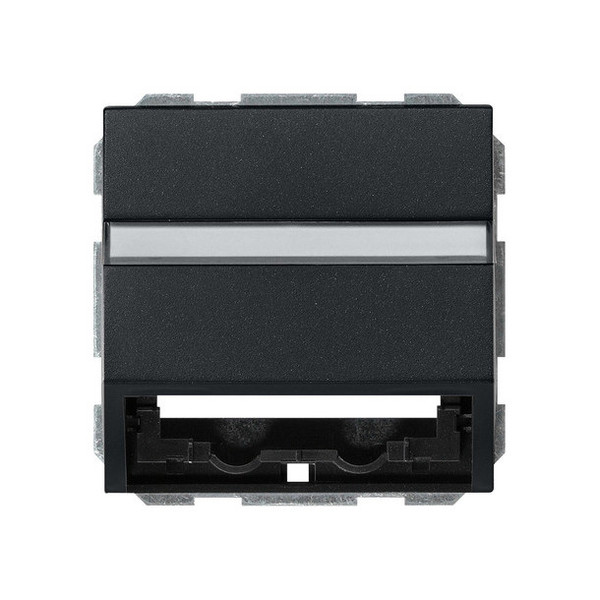 Gira 0870005 Datenhaube Tragring + Beschriftungsfeld System 55 Schwarz m