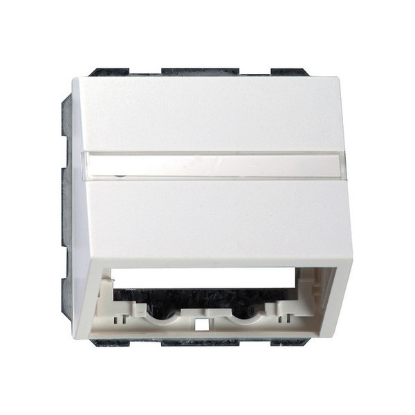 Gira 0870112 Datenhaube Tragring + Beschriftungsfeld Flächenschalter Reinweiß