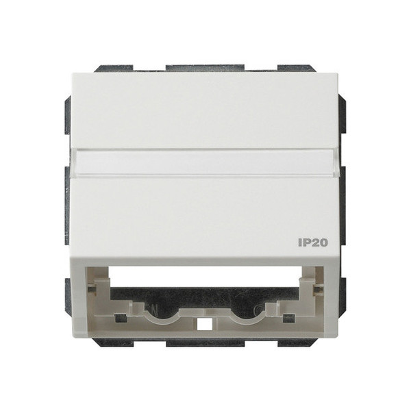 Gira 087066 Datenhaube Tragring + Beschriftungsfeld Gira TX_44 Reinweiß