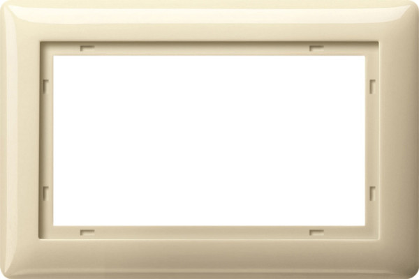 Gira 100101 Abdeckrahmen 1,5-fach Standard 55 Cremeweiß
