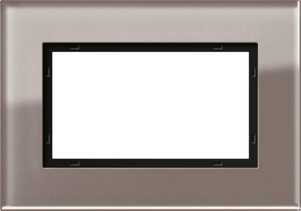 Gira 1001122 Abdeckrahmen 1,5-fach Gira Esprit G Umbra