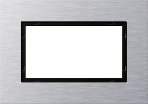 Gira 100117 Abdeckrahmen 1,5-fach Gira Esprit Aluminium