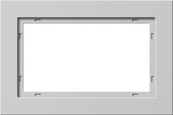 Gira 100137 Abdeckrahmen 1,5-fach Gira E2 Grau m