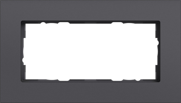 Gira 1002408 Abdeckrahmen 2-fach ohne Mittelsteg Gira Esprit Alum.Anthrazit(lack.)