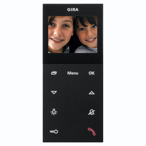 Gira 1239005 Wohnungsstation Video AP Plus System 55 Schwarz m