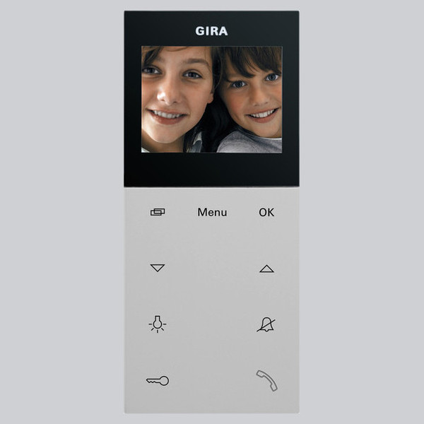 Gira 1239015 Wohnungsstation Video AP Plus System 55 Grau m