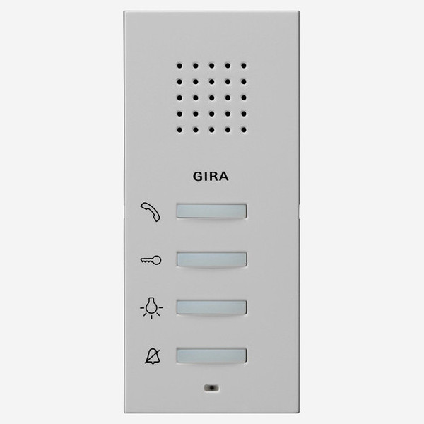 Gira 1250015 Wohnungsstation AP System 55 Grau m
