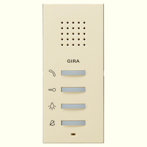 Gira 125001 Wohnungsstation AP System 55 Cremeweiß