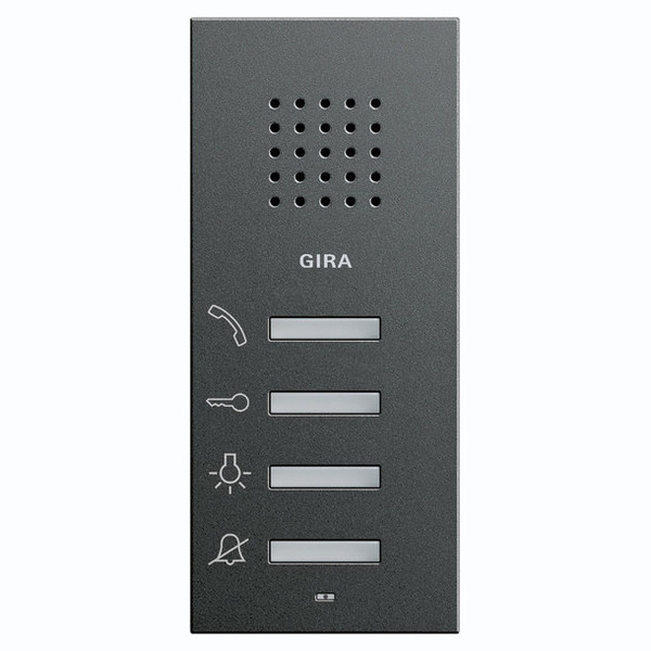 Gira 125028 Wohnungsstation AP System 55 Anthrazit