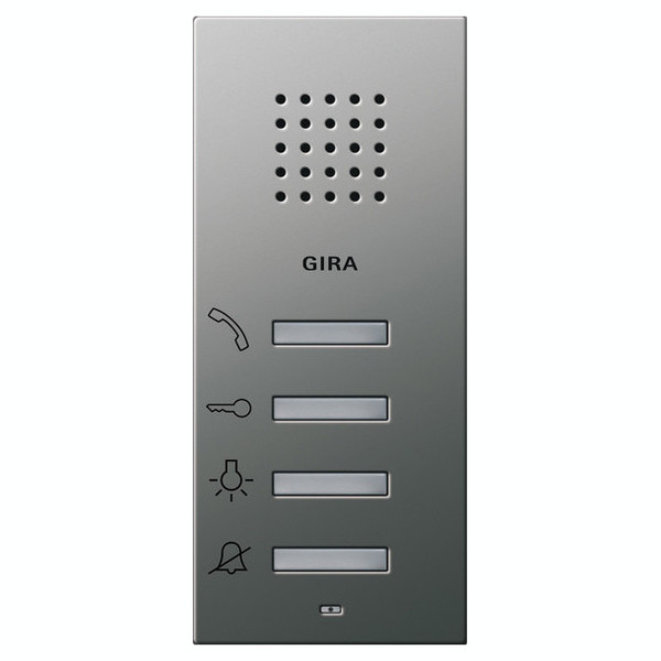 Gira 1250600 Wohnungsstation AP System 55 Edelstahl