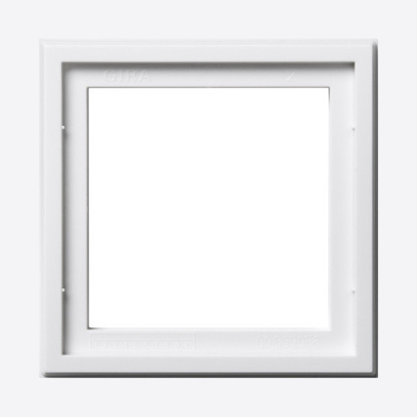 Gira 131103 Montageadapter 1-fach Gira E2 Reinweiß