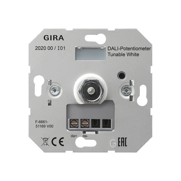 Gira 202000 DALI Potentiometer Tunable WH Einsatz