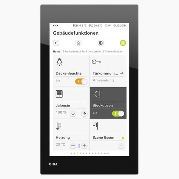 Gira 206905 Gira G1 PoE Gira G1 G Schwarz