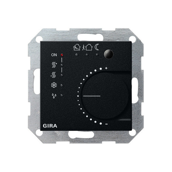 Gira 2100005 Stetigregler Tasterschnittstelle 4-fach KNX System 55 Schwarz m