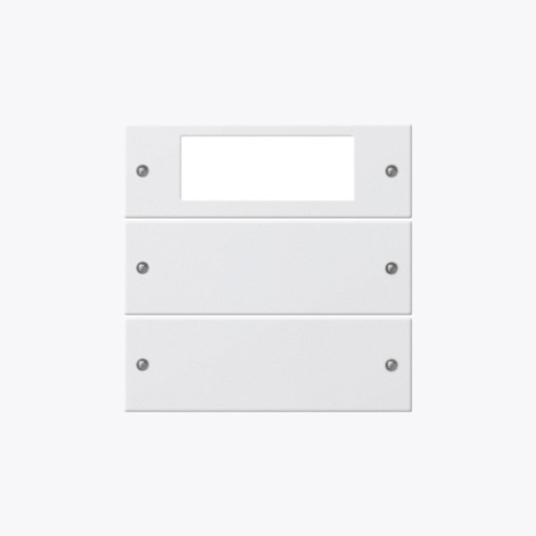 Gira 219227 Wippenset 2-fach Plus System 55 Reinweiß m(lack.)