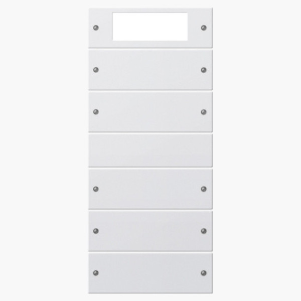 Gira 219503 Wippenset 5-fach Plus (2+3) System 55 Reinweiß(lack.)