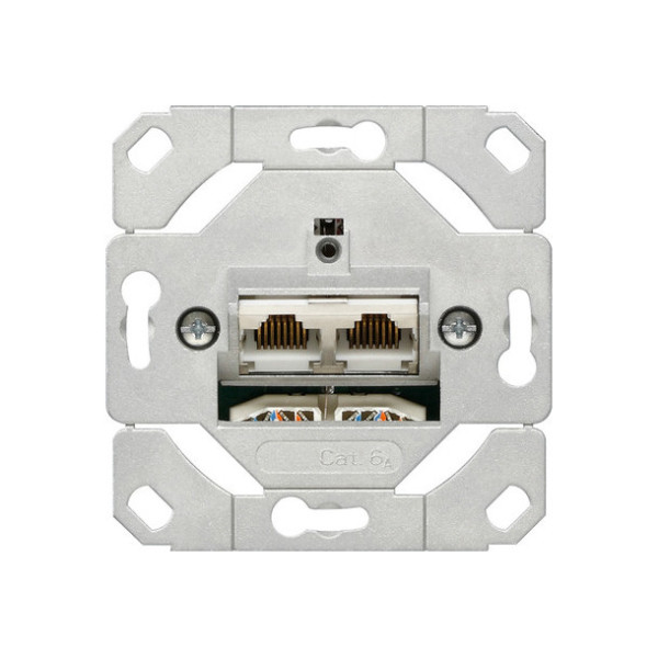 Gira 245200 Netzwerk Cat.6A 2-fach Einsatz