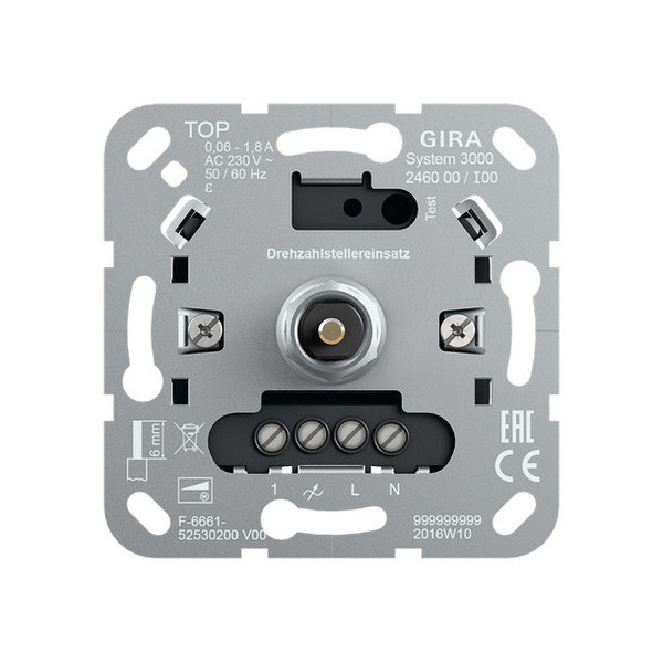 Gira 246000 S3000 DrehzahlstellerEinsatz Einsatz