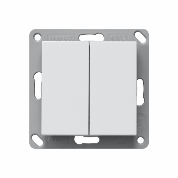 Gira 246227 Bluetooth Wandsender 2-fach System 55 Reinweiß m