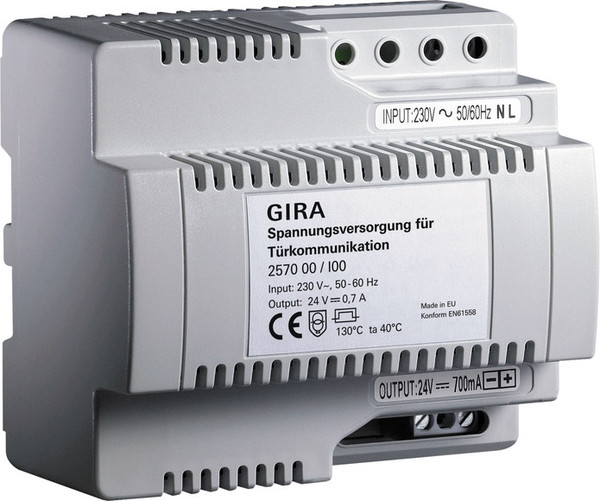 Gira 257000 Spannungsversorgung DC 24 V 700 mA REG Elektronik