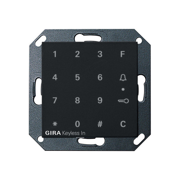 Gira 2605005 Gira Keyless In Codetastatur System 55 Schwarz m