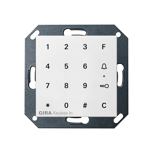 Gira 260527 Gira Keyless In Codetastatur System 55 Reinweiß m